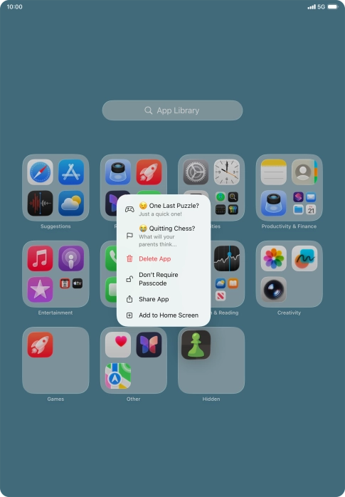 Press Don't Require Passcode.