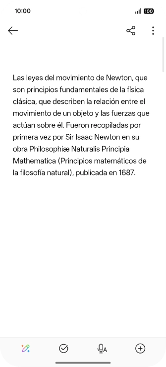 Pulsa el icono de AI.