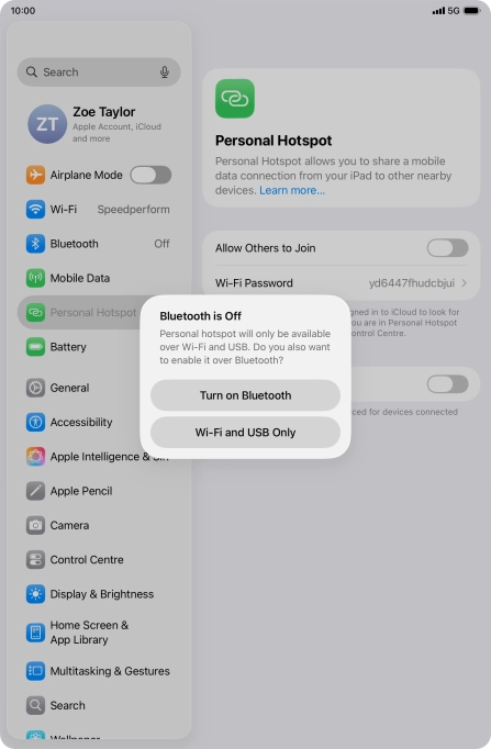 If Wi-Fi is turned on, press Wi-Fi and USB Only. If Wi-Fi is turned on, press Wi-Fi and USB Only.