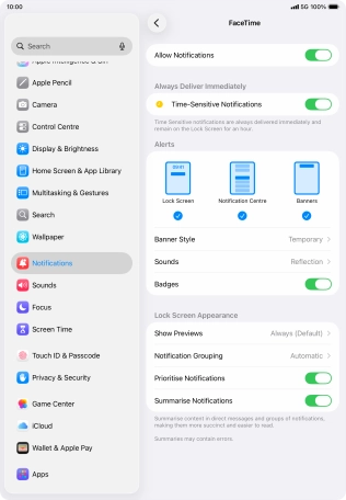 Press the indicator next to Press the indicator next to