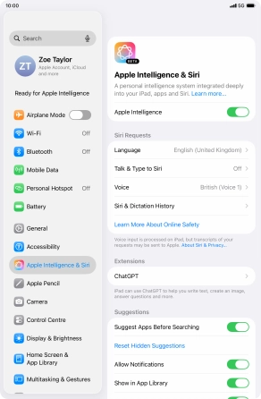 Press the indicator next to Press the indicator next to