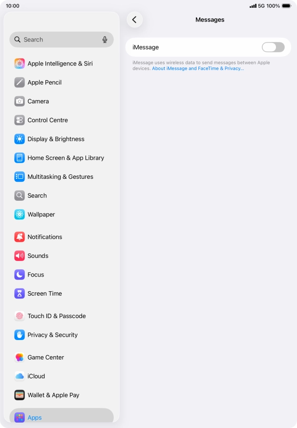 Press the indicator next to Press the indicator next to