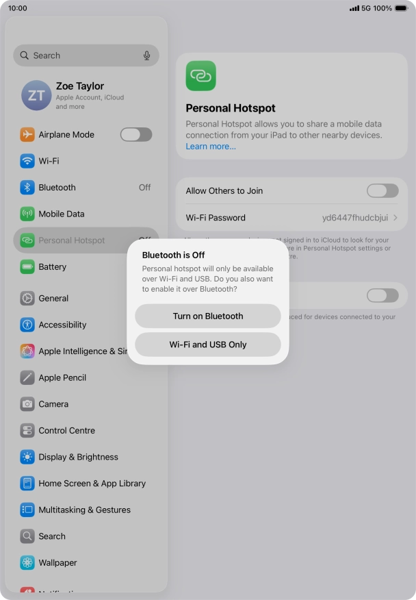 If Wi-Fi is turned on, press Wi-Fi and USB Only. If Wi-Fi is turned on, press Wi-Fi and USB Only.