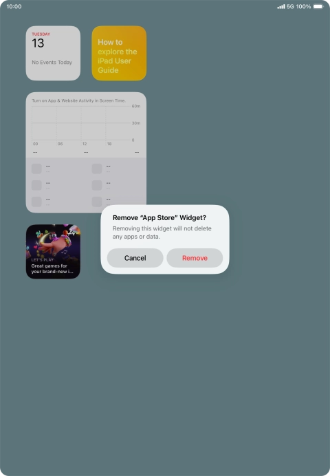 Press Remove. Press Remove.