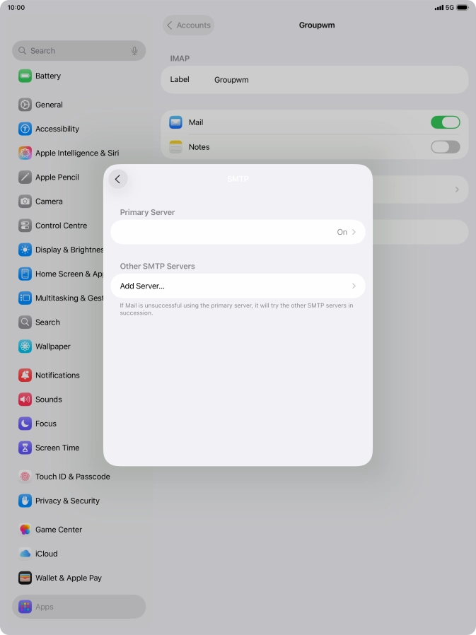 Press the field below Press the field below