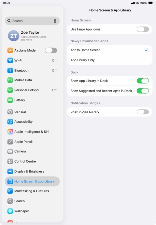 To add new downloaded apps to both the home screen and App Library, press Add to Home Screen. To add new downloaded apps to both the home screen and App Library, press Add to Home Screen.