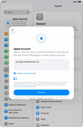 Press Continue. Press Continue.