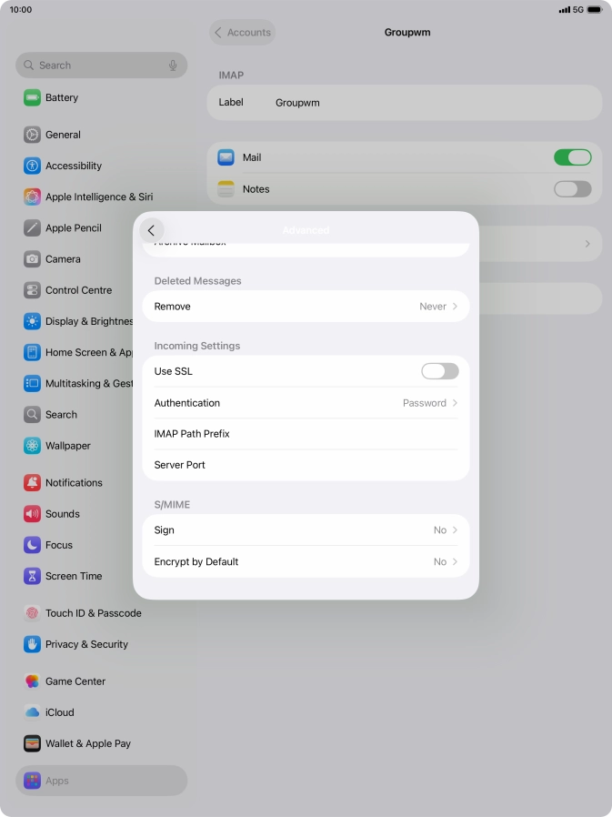 Press the indicator next to Press the indicator next to