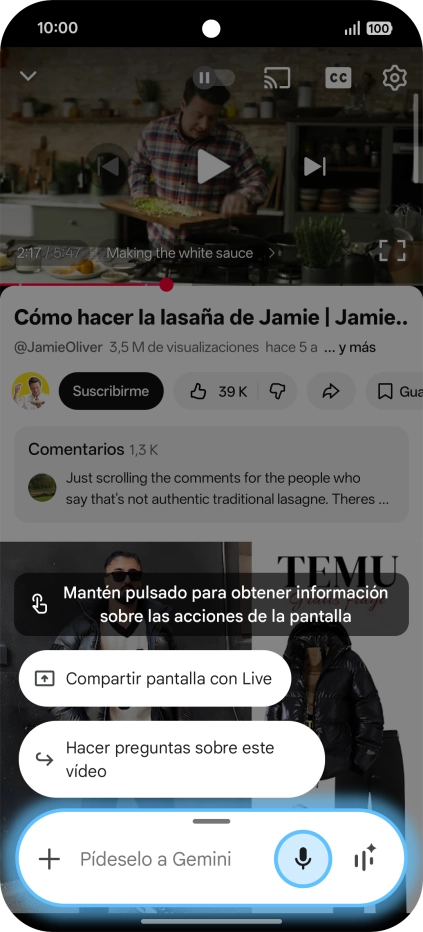 Pulsa Hacer preguntas sobre este vídeo.