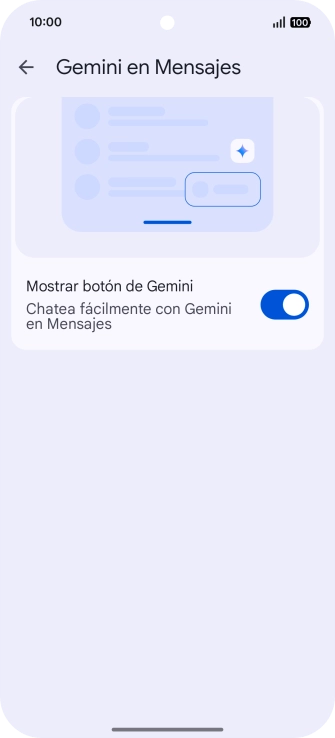 Pulsa el indicador junto a 