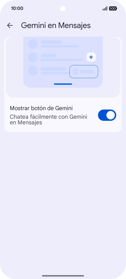 Pulsa el indicador junto a 