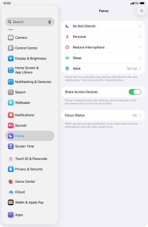 Press Do Not Disturb. Press Do Not Disturb.