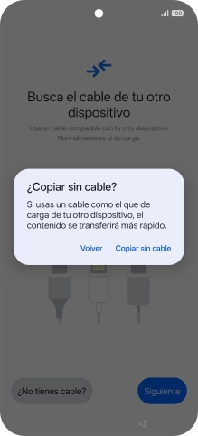 Pulsa Copiar sin cable.