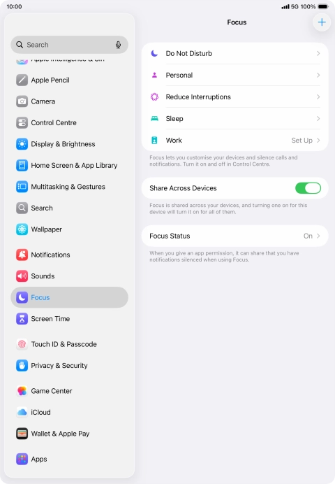 Press Do Not Disturb.
