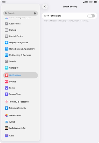 Press the indicator next to Press the indicator next to