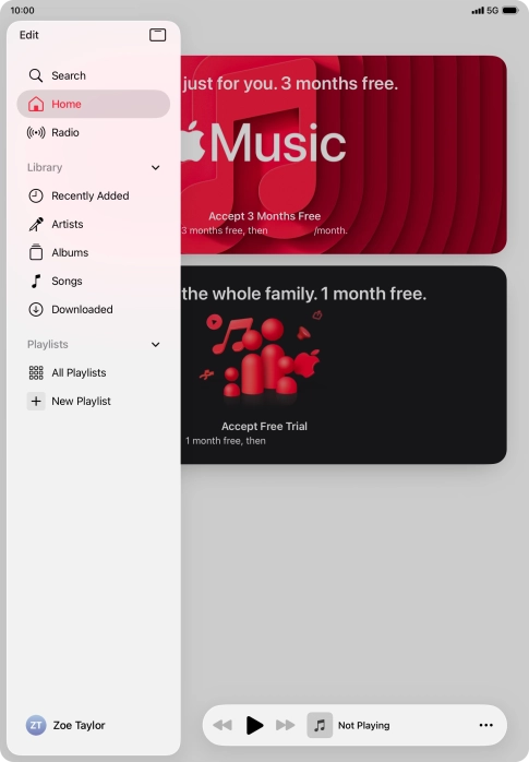 Press New Playlist. Press New Playlist.