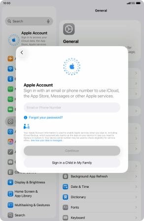 Press Email or Phone Number and key in the username for your Apple Account. Press Email or Phone Number and key in the username for your Apple Account.