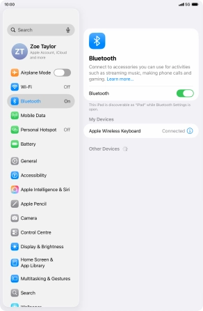 Slide your finger upwards starting from the bottom of the screen to return to the home screen.