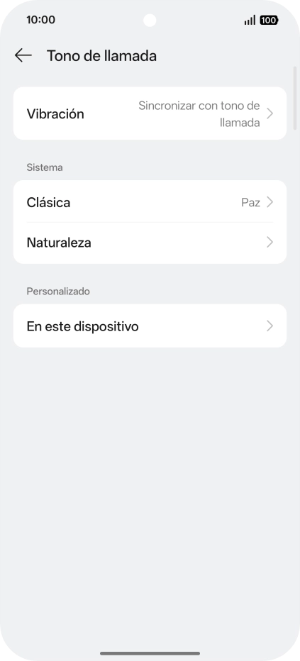 Pulsa la categoría deseada.