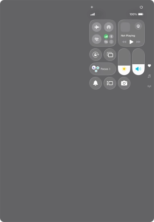 Press the sound mode icon to turn silent mode on or off.