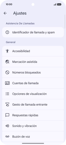Pulsa Buzón de voz.