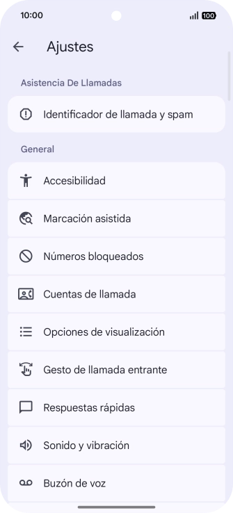 Pulsa Buzón de voz.
