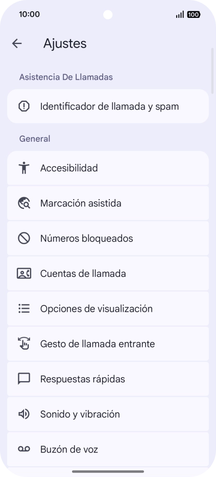 Pulsa Buzón de voz.