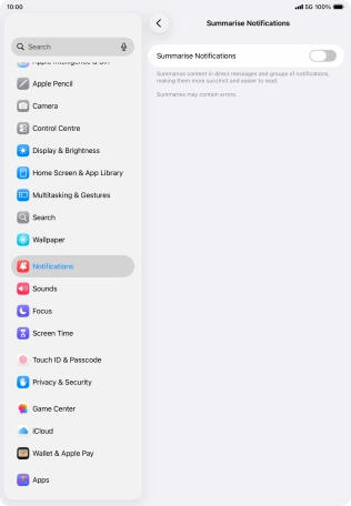 Press the indicator next to Press the indicator next to