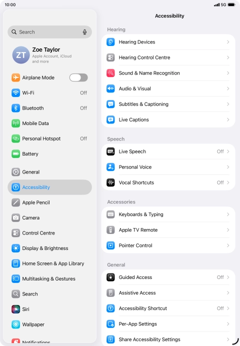 Press the required category below 