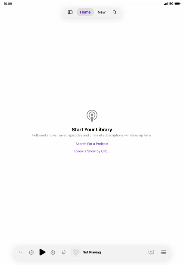 Slide your finger upwards starting from the bottom of the screen to return to the home screen. Slide your finger upwards starting from the bottom of the screen to return to the home screen.