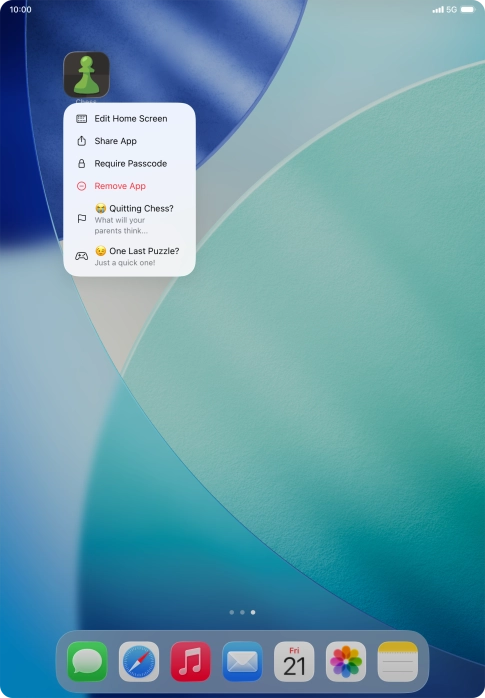 Press Require Passcode.