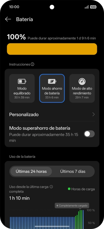 Desliza el dedo hacia arriba desde la parte inferior de la pantalla para terminar y volver a la pantalla de inicio.