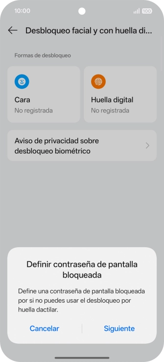 Pulsa Siguiente.