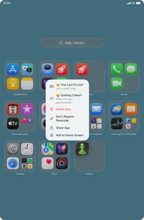 Press Don't Require Passcode.