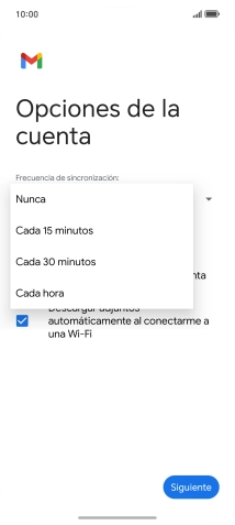 Pulsa el ajuste deseado. Pulsa el ajuste deseado.