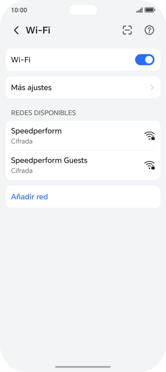 Pulsa la red wifi deseada. Pulsa la red wifi deseada.