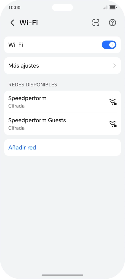 Pulsa la red wifi deseada. Pulsa la red wifi deseada.