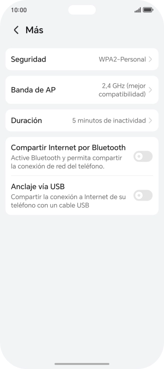 Pulsa Seguridad.