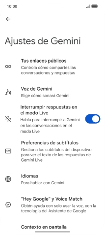 Sigue las indicaciones de la pantalla para seleccionar los ajustes deseados. Sigue las indicaciones de la pantalla para seleccionar los ajustes deseados.