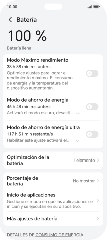 Pulsa el indicador junto a 
