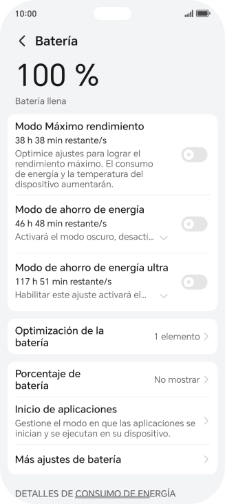 Pulsa el indicador junto a 