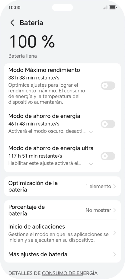 Pulsa el indicador junto a 