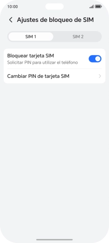 Pulsa el indicador junto a 