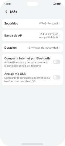 Pulsa la flecha hacia la izquierda.