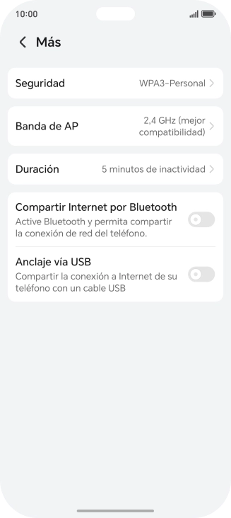 Pulsa la flecha hacia la izquierda.