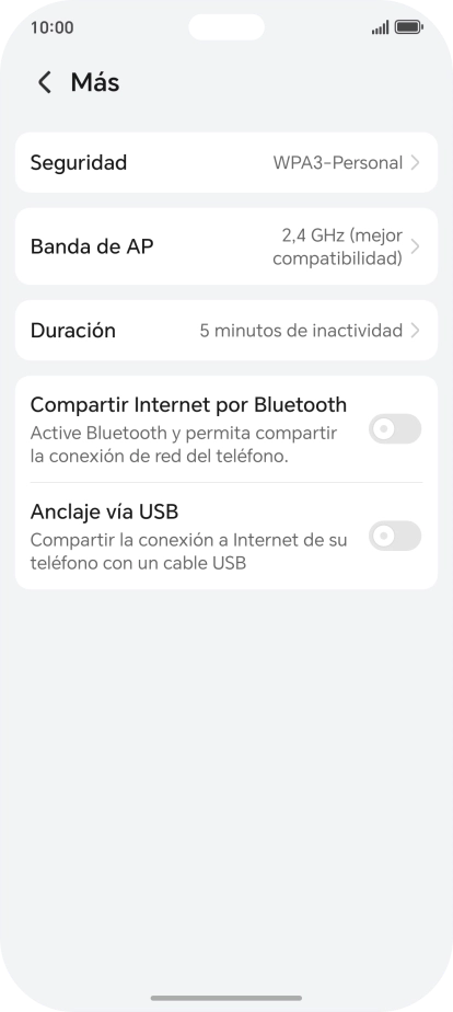 Pulsa la flecha hacia la izquierda.