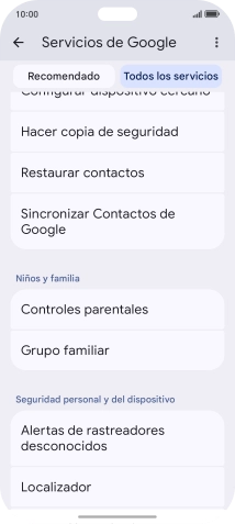 Pulsa Localizador.