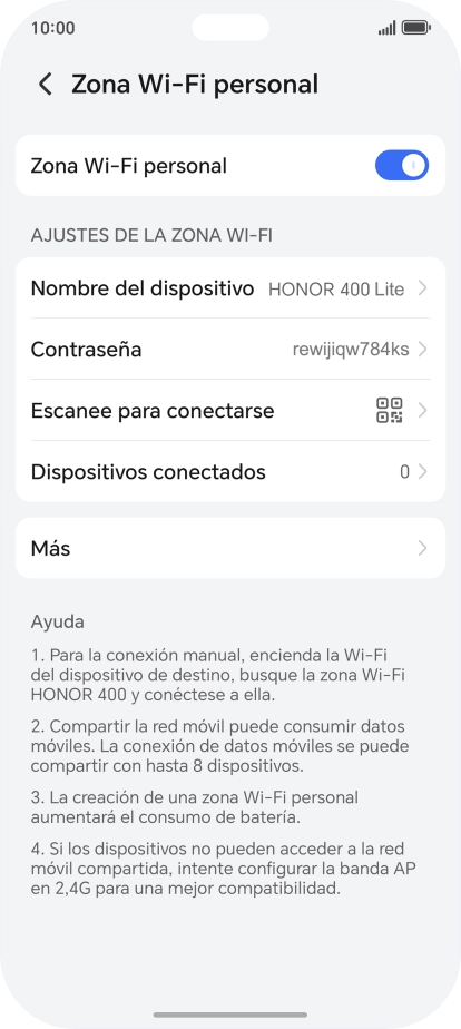 Desliza el dedo hacia arriba desde la parte inferior de la pantalla para terminar y volver a la pantalla de inicio.
