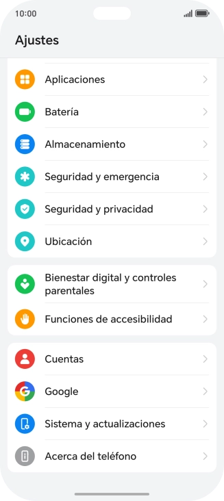 Pulsa Cuentas.