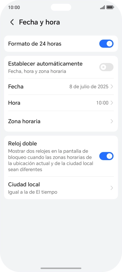 Pulsa el indicador junto a 